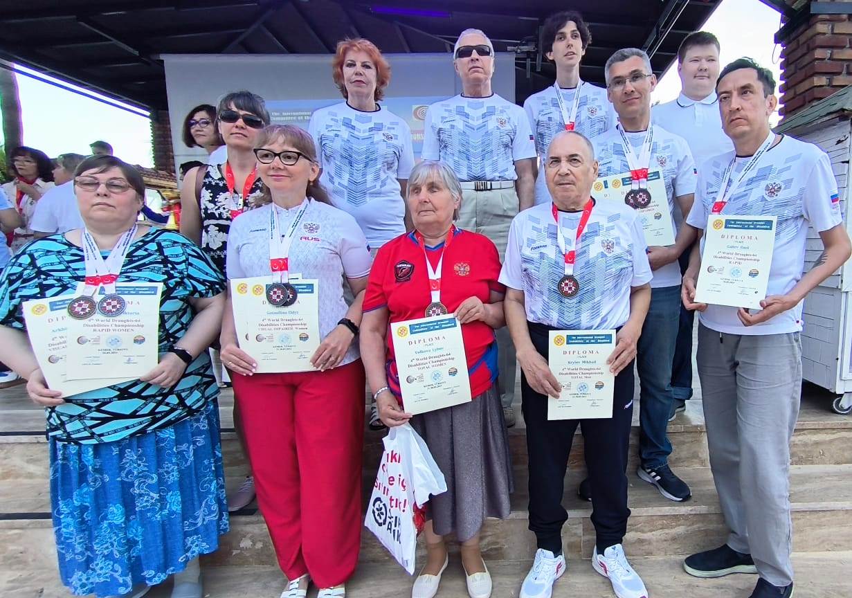 Самарские шашисты - чемпионы Мира по спорту слепых